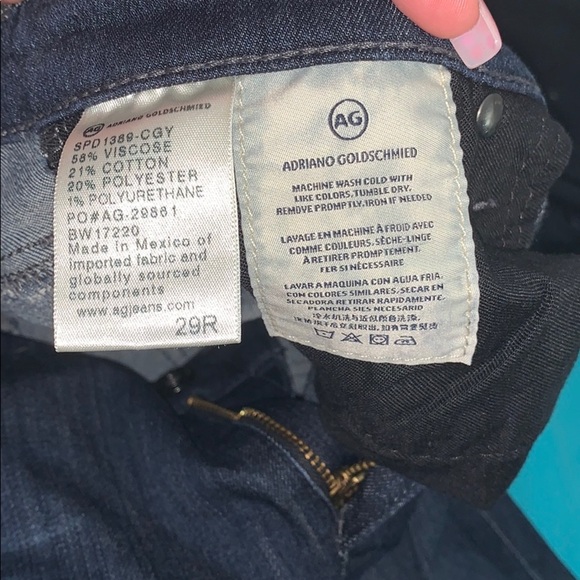 AG supper skinny jeans 29R - Picture 5 of 5